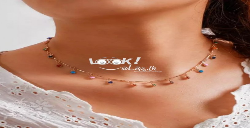 Women Beads Tassel Chain Clavicle Necklace Jewelry