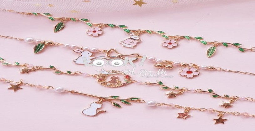 KAWAII CAT BUNNY SAKURA FLOWER BRACELETS