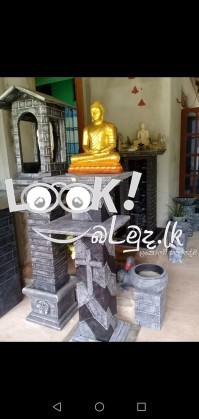 බුදු කණු හා මල් පෝච්චි නිශ්පාදනය 