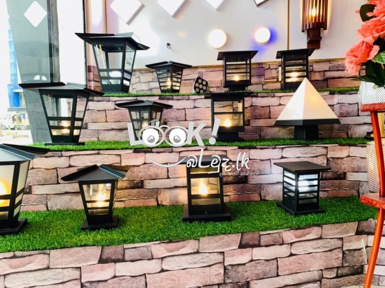 RAINBOW LAMPS wall lamps indoor outdoor Fittings LED bulbs and pannel light candlers garden light