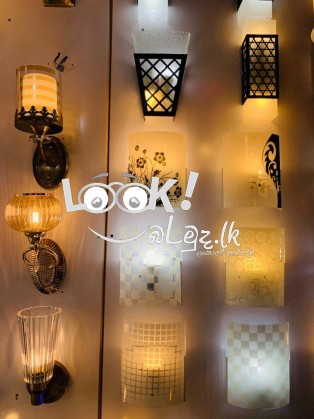 RAINBOW LAMPS wall lamps indoor outdoor Fittings LED bulbs and pannel light candlers garden light