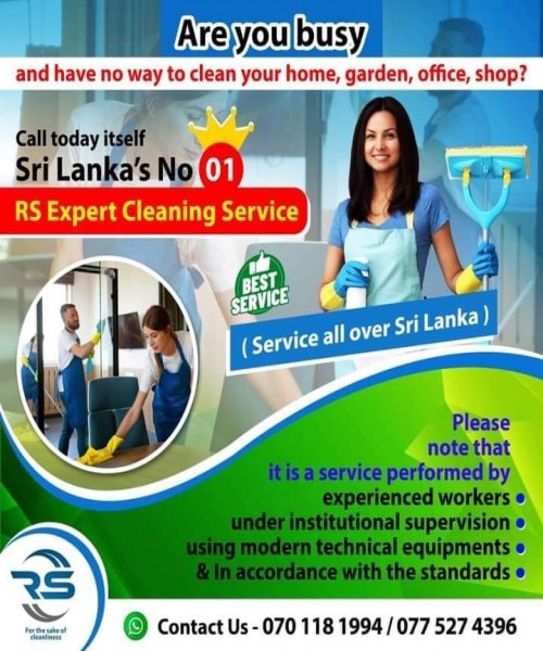 ඔබේ නිවස ව්‍යාපාරික ස්ථානය කරදරයක් නැතුව smart එකේ clean කරගන්න..