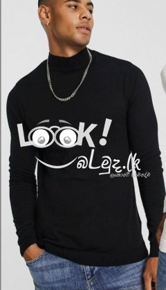 Mens long sleeve highneck 
