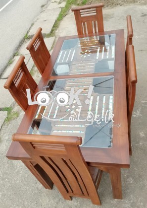 Living & Dining Table with Chair Modern Furniture Kaduwela 