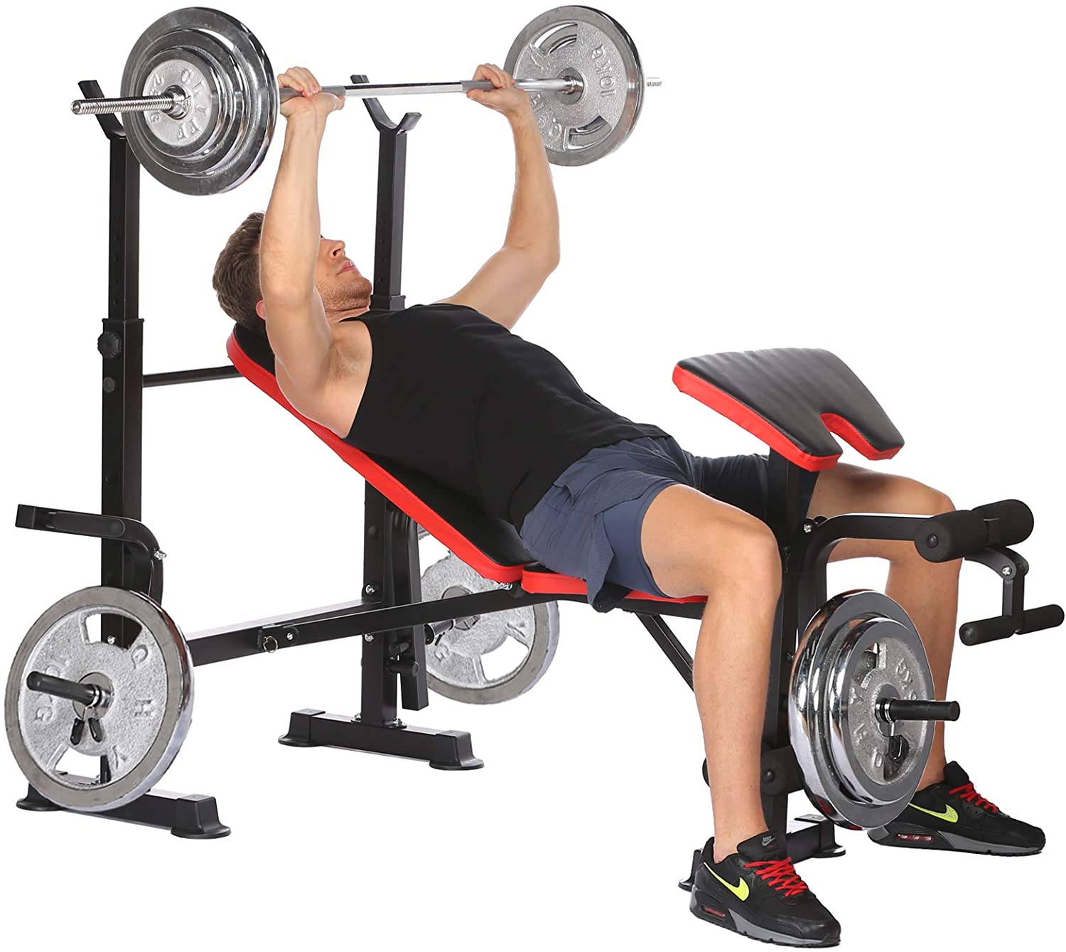 Brand New Weight Lifting Bench with full set