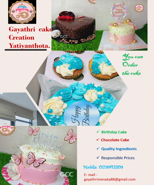 Gayathri Cake Creation
