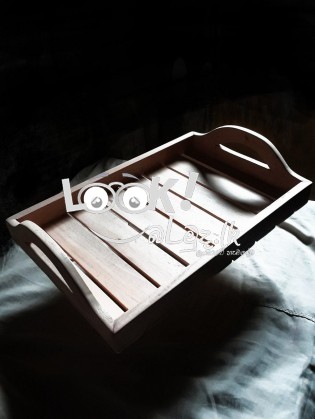 Wooden tea tray