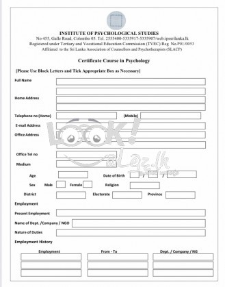 INSTITUTE OF PSYCHOLOGICAL STUDIES