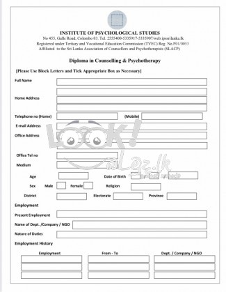 INSTITUTE OF PSYCHOLOGICAL STUDIES