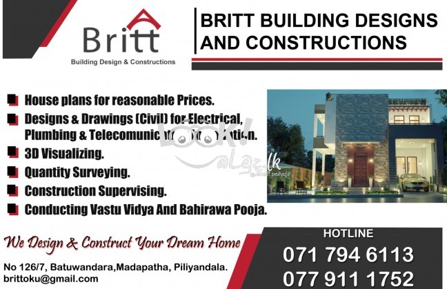BRITT BUILDING DESIGNS AND CONSTRUCTION