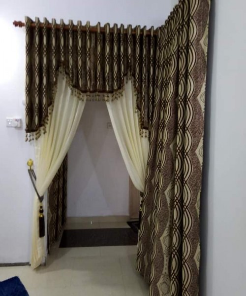 Creative door window curtains