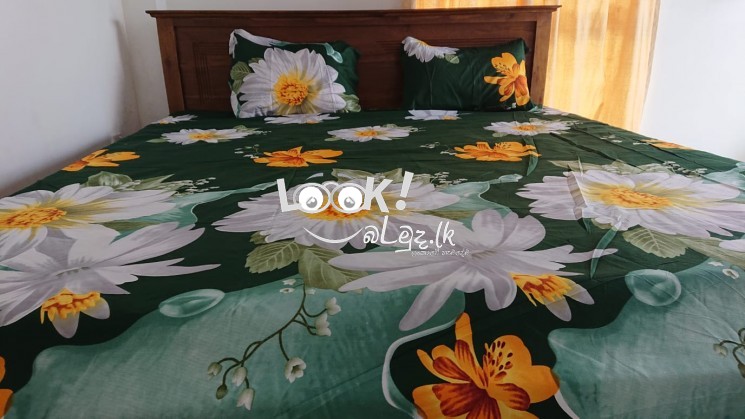 Soft Cotton bed sheet with 2 pillowcases