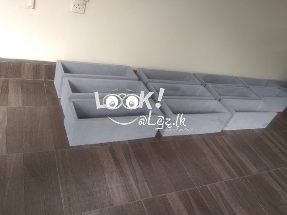 24x8x8 inches Rectangular Pots 