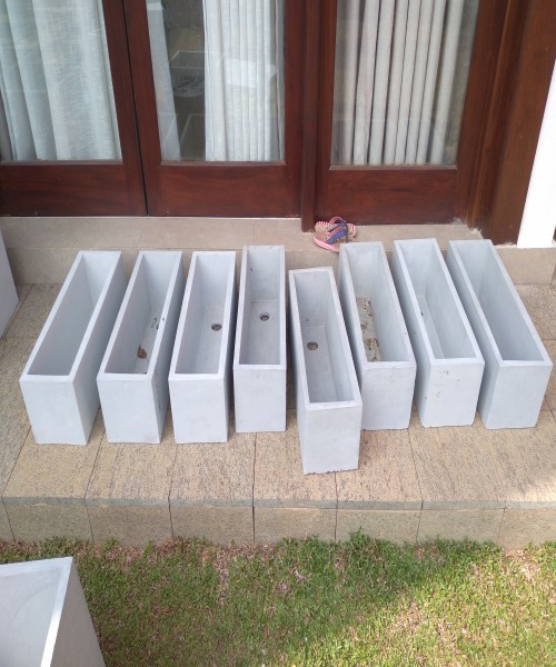 24x8x8 inches Rectangular Pots 