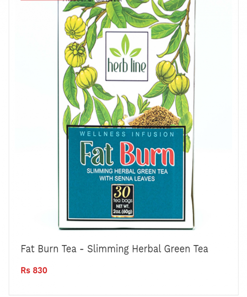 Fat burn tea