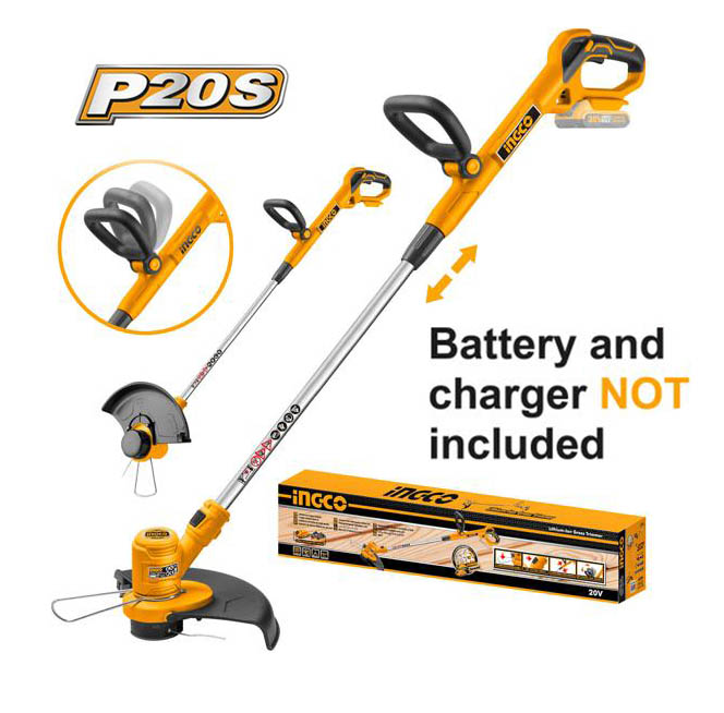 Ingco Cordless Battery Trimmer 20 v 300mm