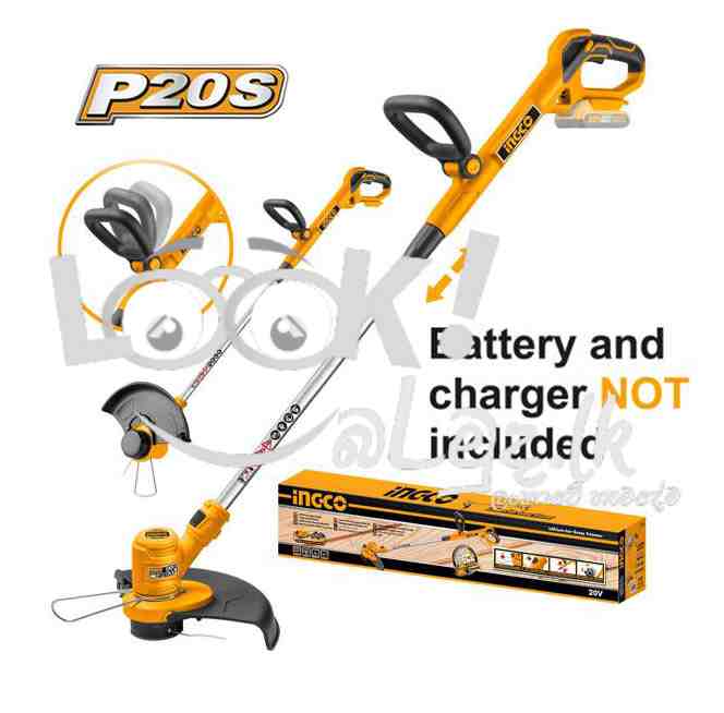 Ingco Cordless Battery Trimmer 20 v 300mm