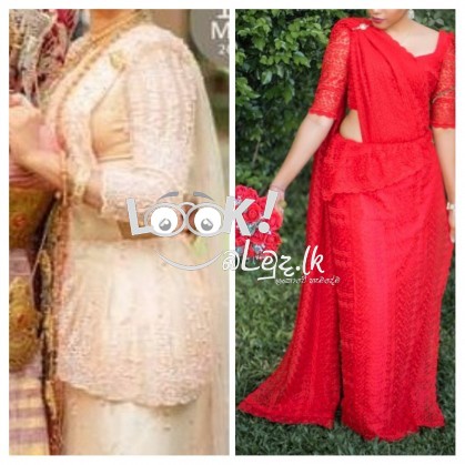 Creative saree jacket centre- Kesbewa  077 5 866988/071 120 8881