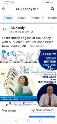 BRITISH ENGLISH  Senior Lecturer JOHN BRYAN UK
