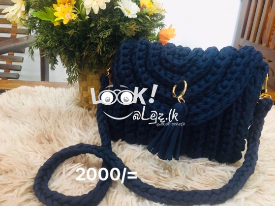 Tshirt yarn hadnmade bag