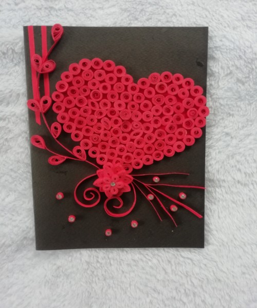 Handmade Quilling card 