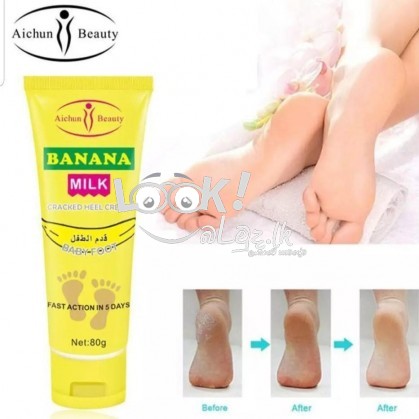 Aichuh beauty banana milk crackecl heel cream