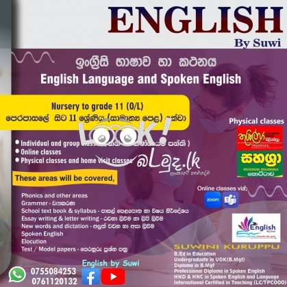 English Language and Spoken English SUWINI KURUPPU 