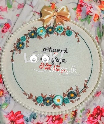 Customised embroidery hoop or gift frame 