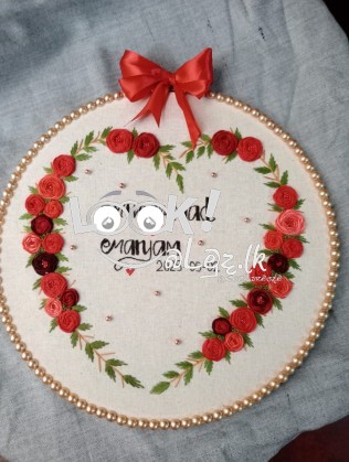 Customised embroidery hoop or gift frame 
