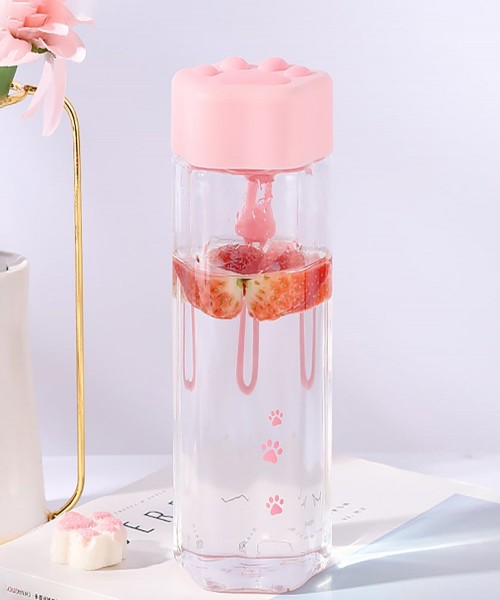 KAWAII CAT PAW DRINKING BOTTLE