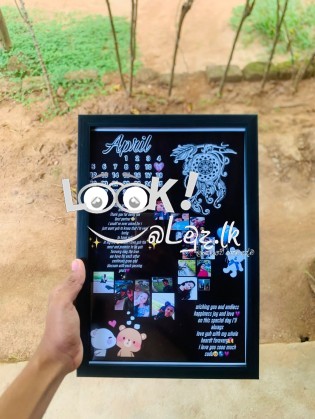 පින්තූර සැකසීම හා රාමු කිරීම.