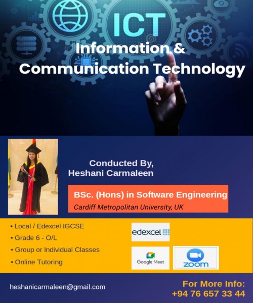 ICT ONLINE CLASS for Grade 6 to 11