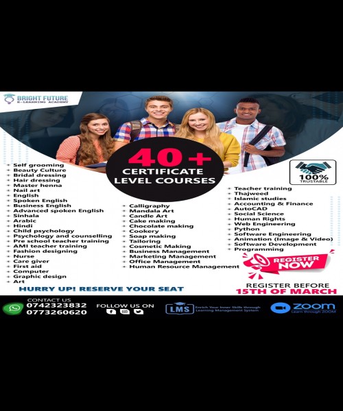 Greetings from Bright Future E-Learining Academy 