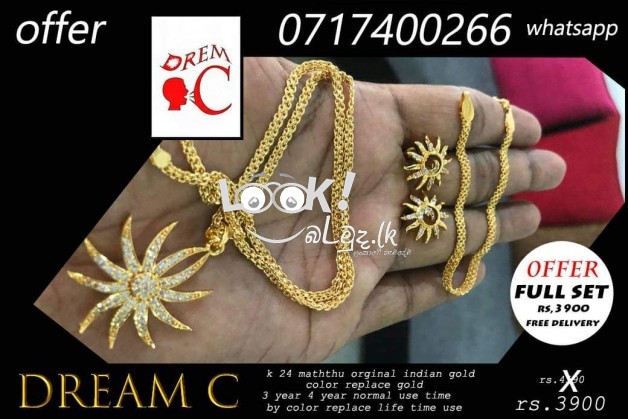 Original Indian gold pletlat 