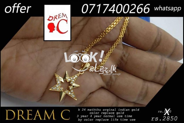 Original Indian gold pletlat 